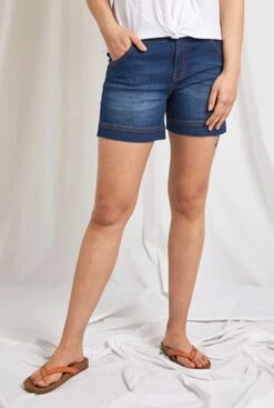 Latina Organic Cotton Denim Shorts Denim