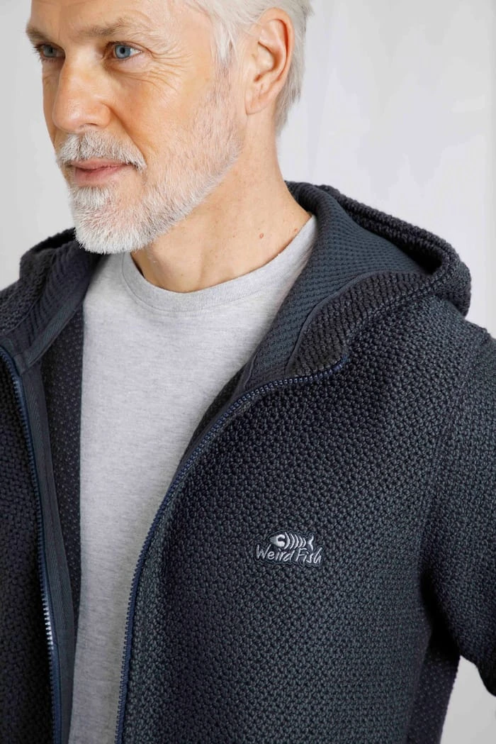 Hawg Eco Full Zip Hooded Macaroni Navy 4 Hawg Eco Full Zip Hooded Macaroni Navy - Image 4