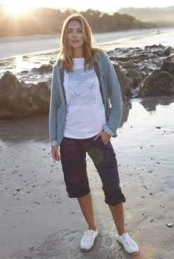 Salena 3/4 Length Trousers Navy