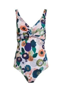 Fonda Recycled Polyester Swimming Costume Blush -Simple Closet Shop 81057