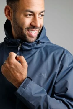 Adler Waterproof Jacket Navy -Simple Closet Shop 85027