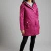 Beatrix Eco Wadded Waterproof Coat Raspberry