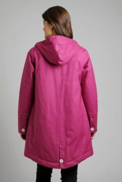 Beatrix Eco Wadded Waterproof Coat Raspberry -Simple Closet Shop 85102