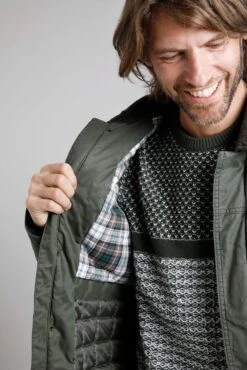 Thunderchief Wadded Field Jacket Deep Lichen Green -Simple Closet Shop 85590