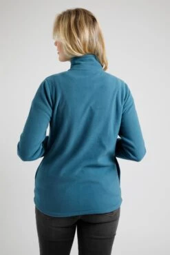 Esterel 1/4 Fleece Microfleece Uniform Blue -Simple Closet Shop 87380