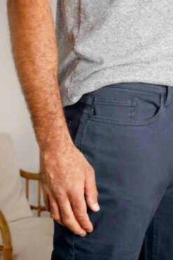 Fullerton Multi-Pocket Jeans Navy -Simple Closet Shop 87796