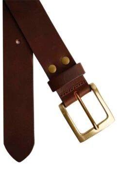 Oldbury Leather Belt Brown -Simple Closet Shop 89050