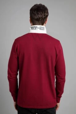 Fulshaw Organic Long Sleeve Rugby Shirt Garnet 6 Fulshaw Organic Long Sleeve Rugby Shirt Garnet -Simple Closet Shop 90880