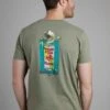 Red Brill Artist T-Shirt Khaki