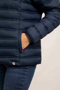 Eshka Lightweight Padded Jacket Navy -Simple Closet Shop 92102