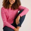 Miara Organic Crew Neck Sweatshirt Berry