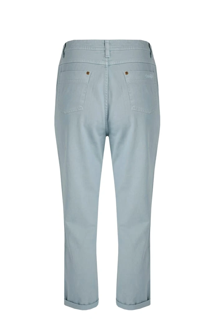 Nicoya Organic Stretch Cropped Trousers Faded Denim 4 Nicoya Organic Stretch Cropped Trousers Faded Denim - Image 4