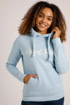 Edessa Pop Over Hoodie Powder Blue