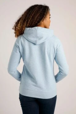 Edessa Pop Over Hoodie Powder Blue -Simple Closet Shop 92852