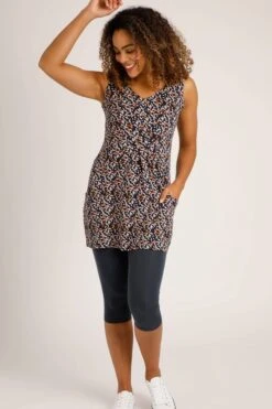 Indus Jersey Tunic Dark Navy