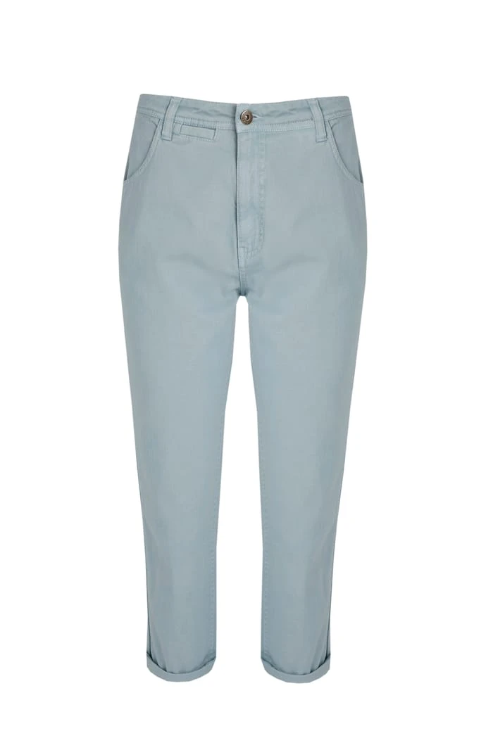 Nicoya Organic Stretch Cropped Trousers Faded Denim 2 Nicoya Organic Stretch Cropped Trousers Faded Denim - Image 2