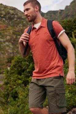 Jetstream Polo Shirt Baked Clay