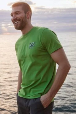 Tiki Eco Graphic T-Shirt Grass Green