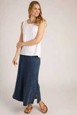 Elder Maxi Skirt Navy