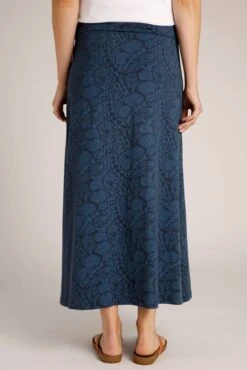 Elder Maxi Skirt Navy -Simple Closet Shop 93563