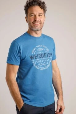 Waves Graphic T-Shirt Blue Sapphire -Simple Closet Shop 93810