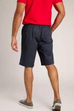 Murrisk Relaxed Casual Shorts Navy -Simple Closet Shop 93920