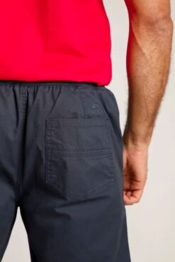 Murrisk Relaxed Casual Shorts Navy -Simple Closet Shop 93922