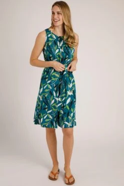 Roxi Lenzing EcoVero™ Culotte Jumpsuit Deep Sea Blue