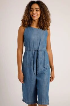 Artago Tencel™ Denim Jumpsuit Denim -Simple Closet Shop 94785