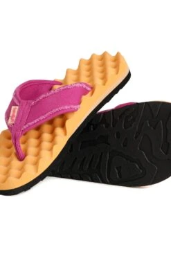 Cayman Waffle Flip Flops Apricot -Simple Closet Shop 94865