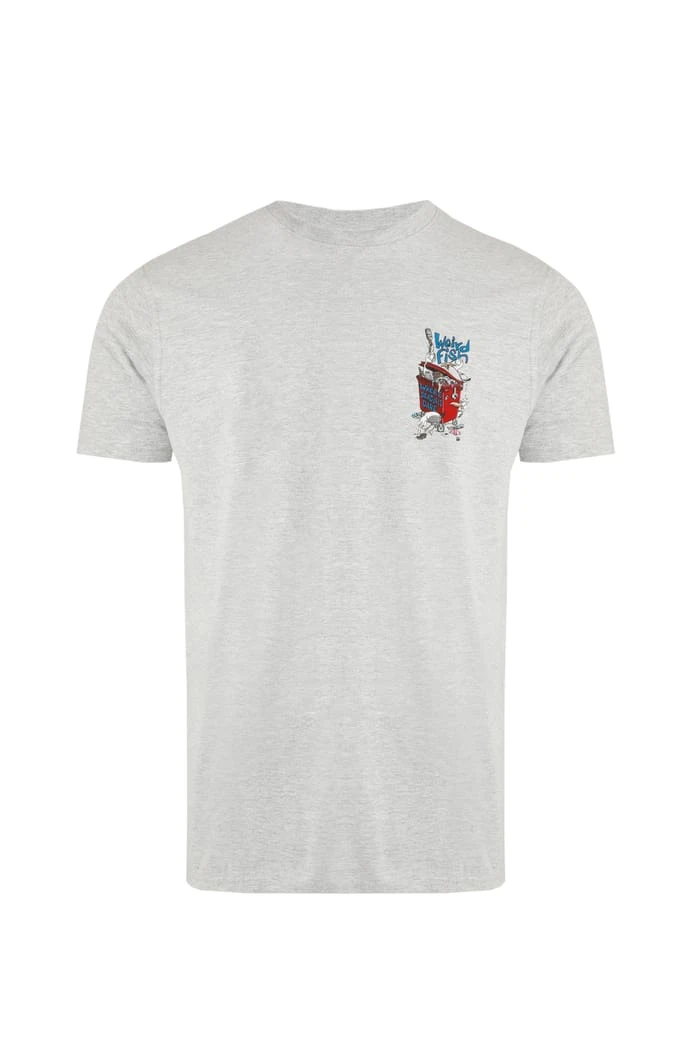 Where Seagulls Dare Artist T-Shirt Grey Marl 2 Where Seagulls Dare Artist T-Shirt Grey Marl - Image 2