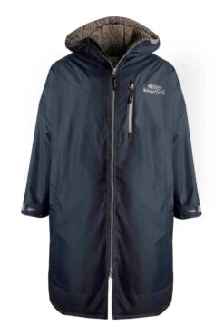 Atlantic Unisex Waterproof Robe Navy -Simple Closet Shop 95362