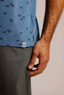 Leeton Polo Shirt Ensign Blue -Simple Closet Shop 95565