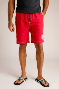 Cork Board Shorts Red