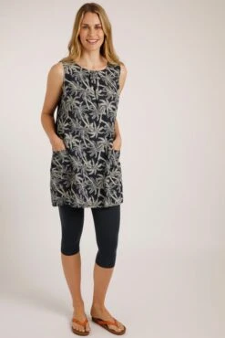 Juhi Lenzing EcoVero™ Viscose Tunic Midnight -Simple Closet Shop 95900