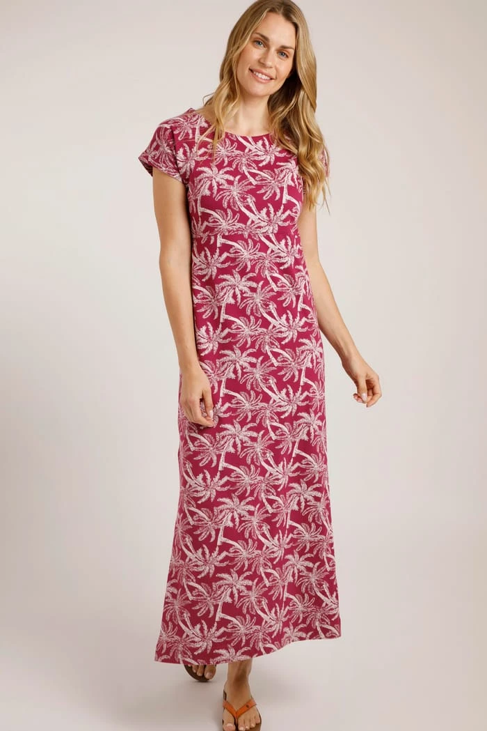 Mirren Organic Maxi Dress Boysenberry 2 Mirren Organic Maxi Dress Boysenberry - Image 2
