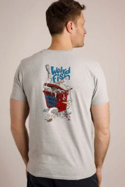 Where Seagulls Dare Artist T-Shirt Grey Marl