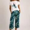 Tresco Lenzing EcoVero™ Cropped Trousers Deep Sea Blue