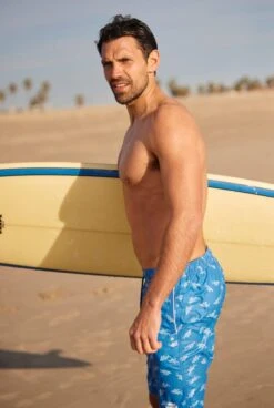 Marina Board Shorts Blue Sapphire