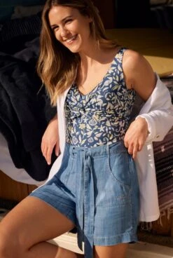 Zinnia Tencel™ Shorts Denim