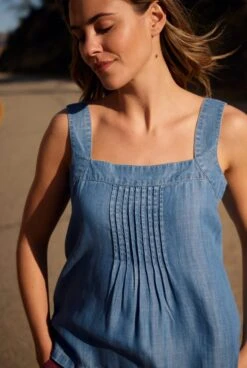 Frangi Tencel™ Vest Denim