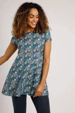 Breeza Lenzing EcoVero™ Tunic Ensign Blue