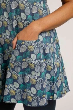 Breeza Lenzing EcoVero™ Tunic Ensign Blue -Simple Closet Shop 96480