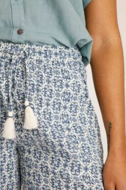 Naha Organic Cheesecloth Shorts Cream -Simple Closet Shop 96485