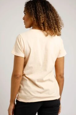 Rays Organic Graphic T-Shirt Peach Blosson -Simple Closet Shop 96653