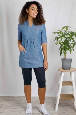 Moa Tencel™ Tunic Denim