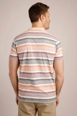 Mersey Organic Stripe Polo Shirt Nightshade 6 Mersey Organic Stripe Polo Shirt Nightshade -Simple Closet Shop 96771