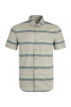 Arliss Organic Short Sleeve Stripe Shirt Mint -Simple Closet Shop 97027