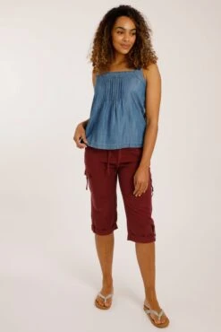 Frangi Tencel™ Vest Denim -Simple Closet Shop 97045