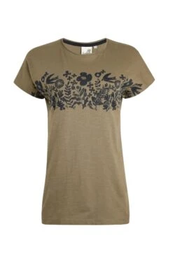 Lacombe Graphic T-Shirt Burnt Olive -Simple Closet Shop 97440